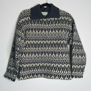Vtg Wool Sweater P M Distribution Sweden Womens Size Small Med See Measurements